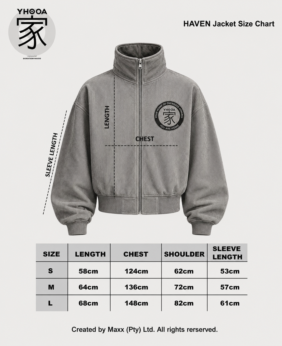 Size chart 1