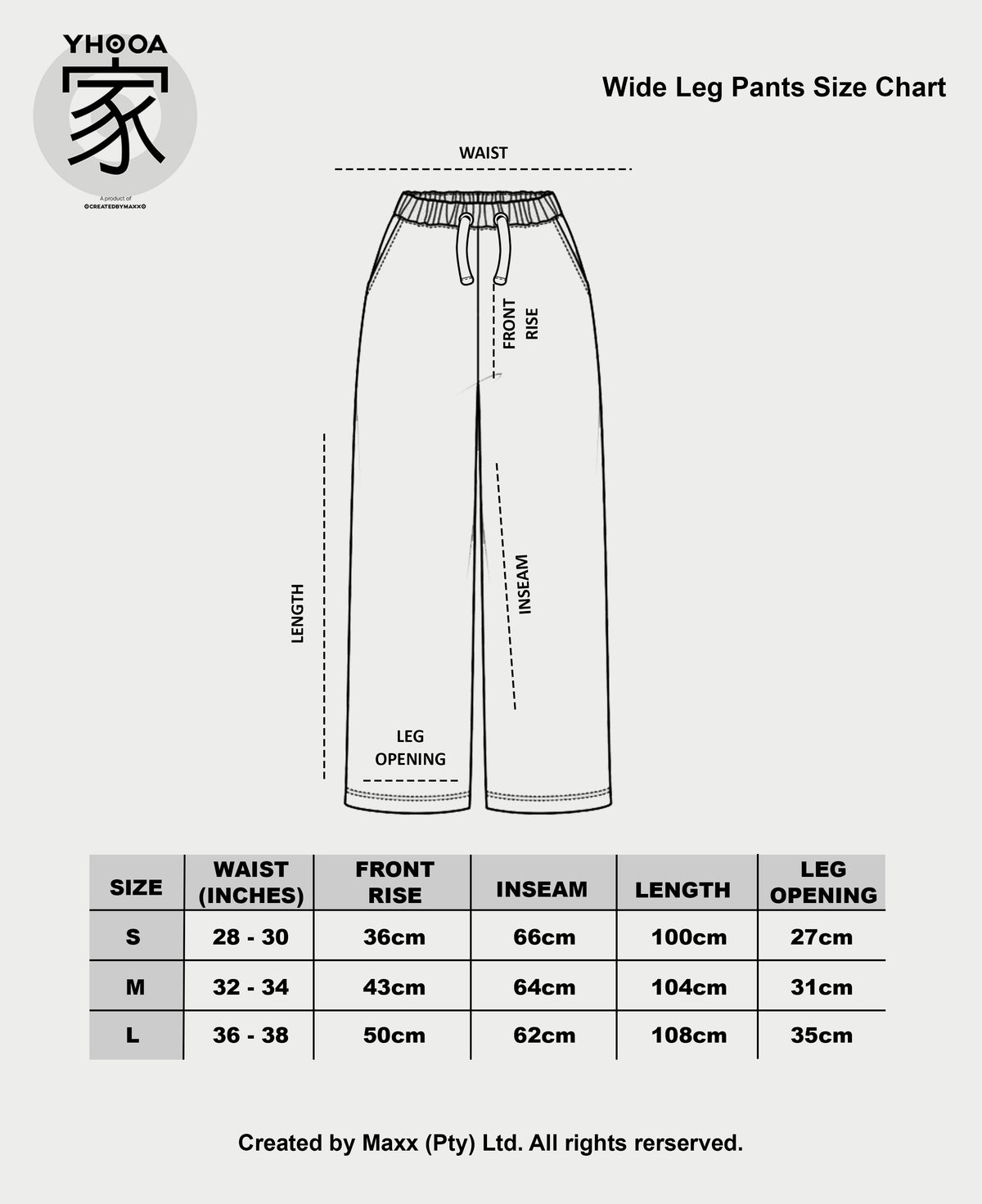 Size chart 6