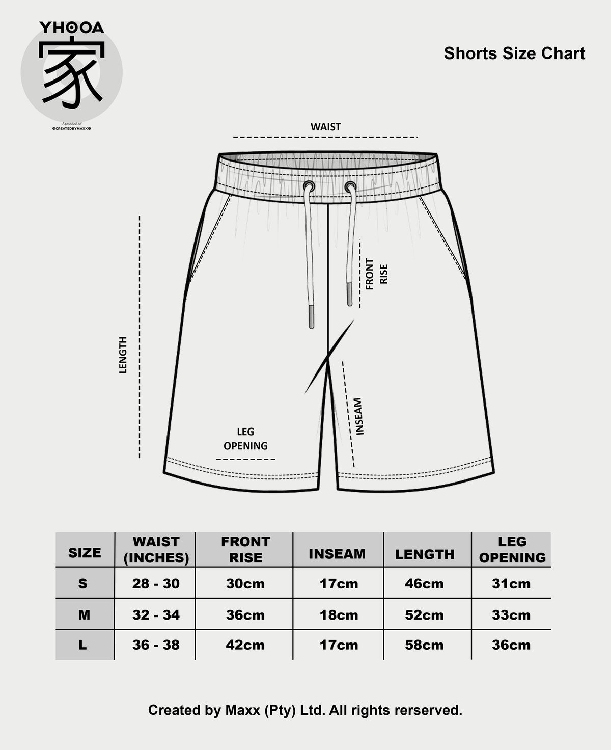 Size chart 8