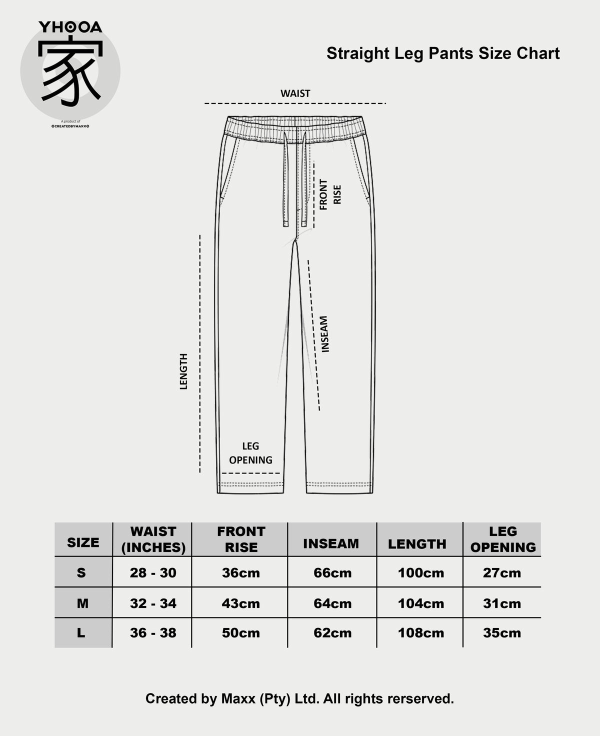 Size chart 7