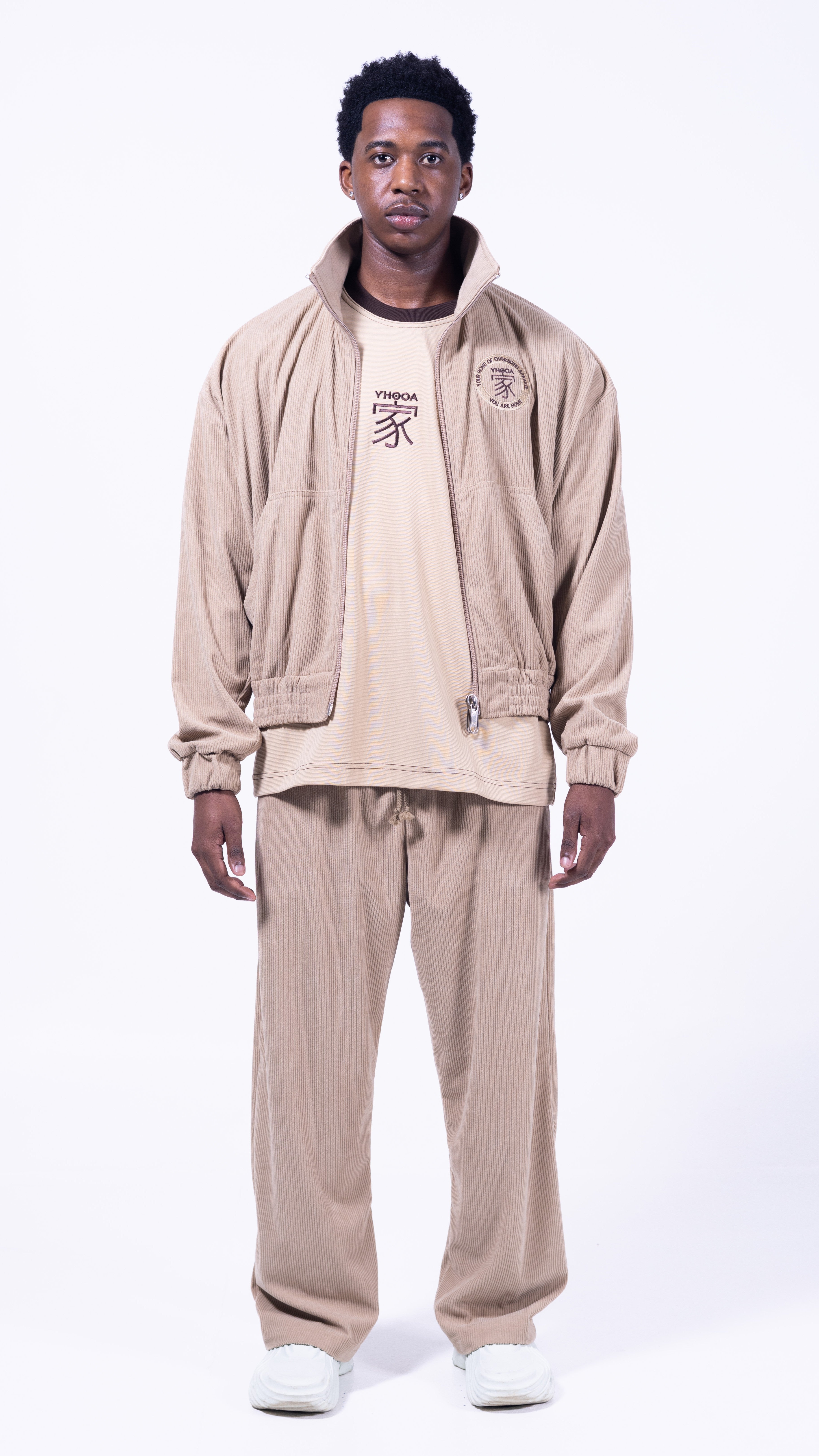 FOUNDATION Straight Leg Pants - Oatmeal