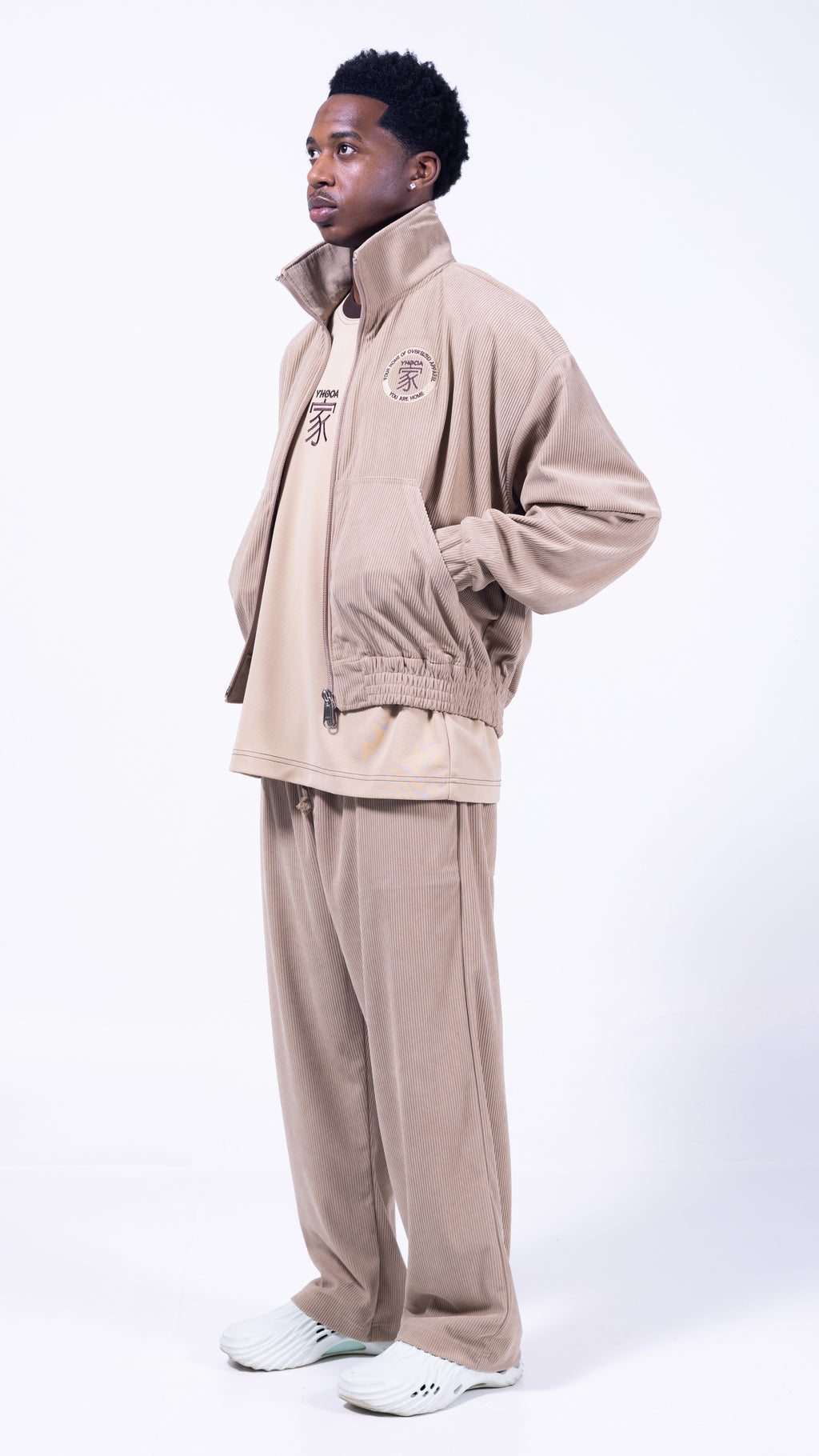 FOUNDATION Straight Leg Pants - Oatmeal