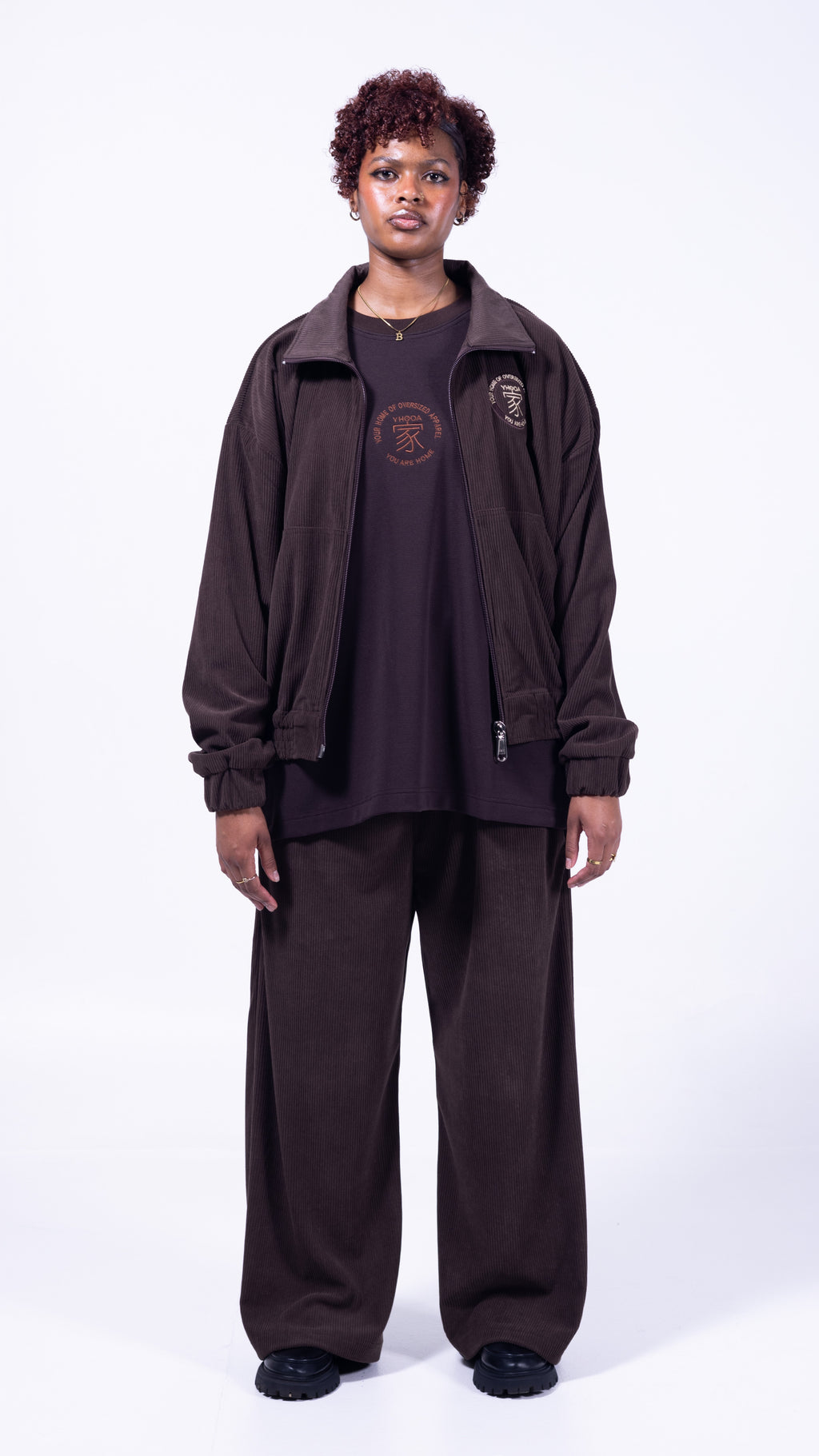 FOUNDATION Wide Leg Pants - Coffee