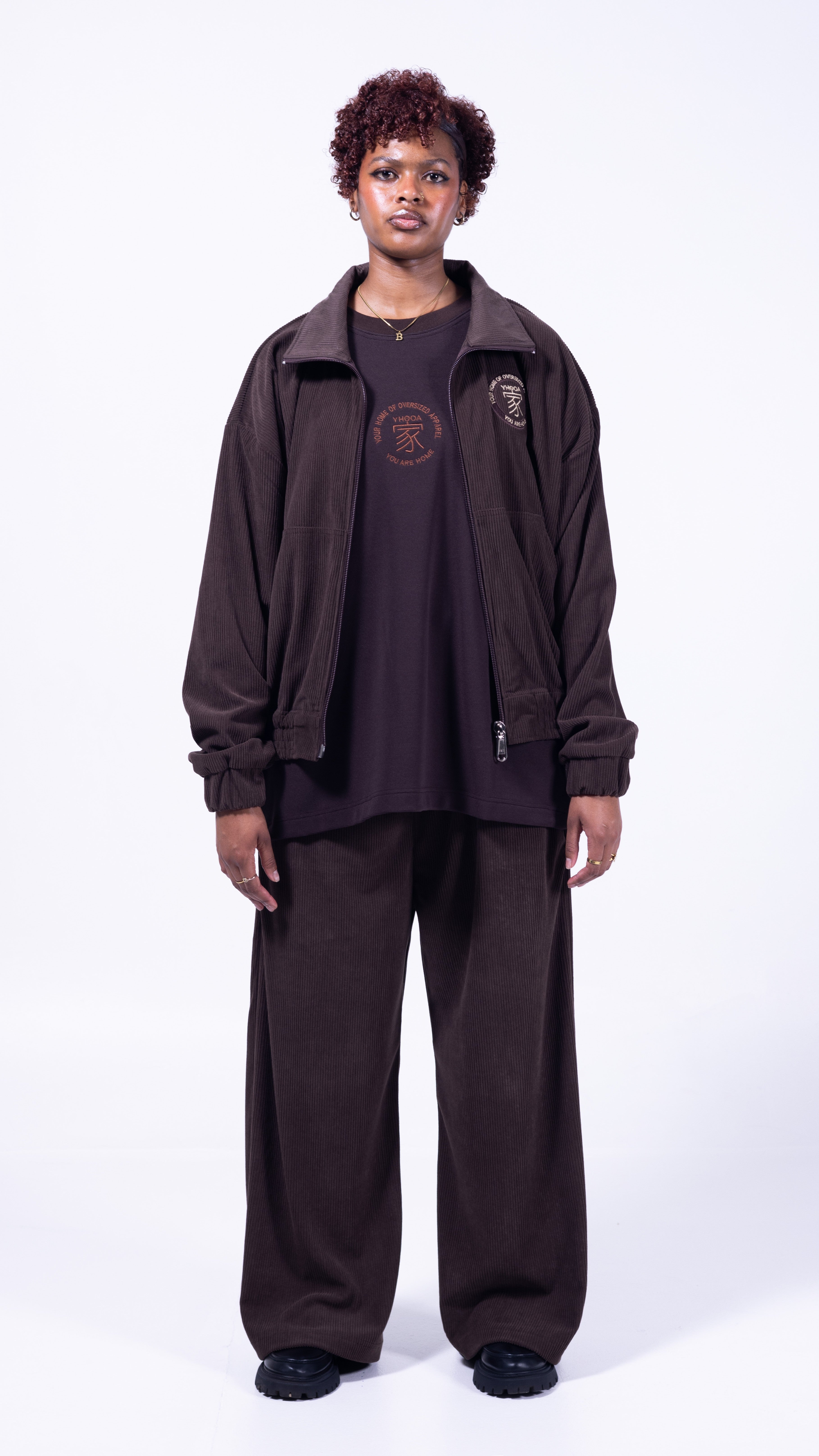 FOUNDATION Wide Leg Pants - Coffee