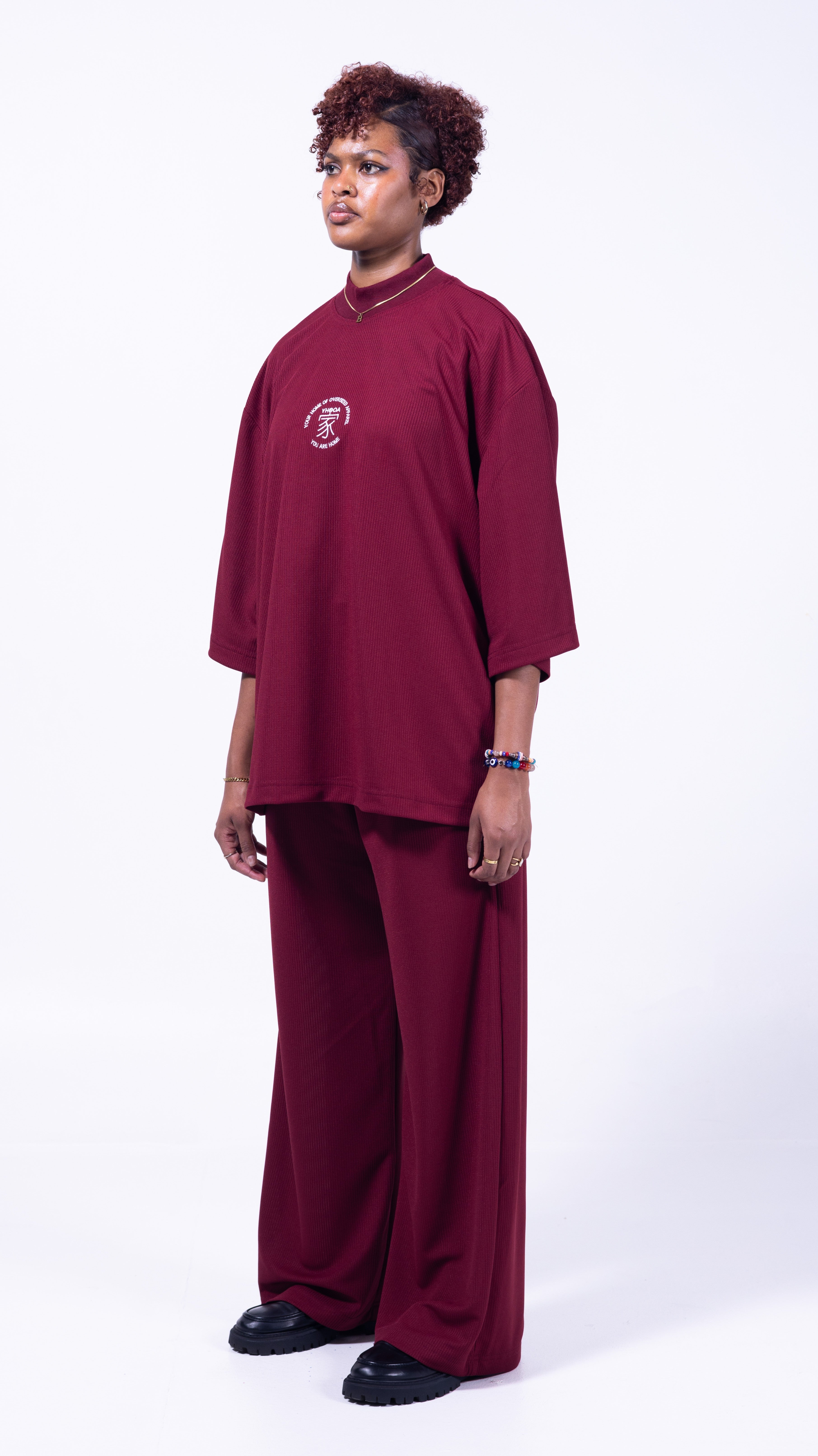 FLOW STATE Drop Tee - Maroon
