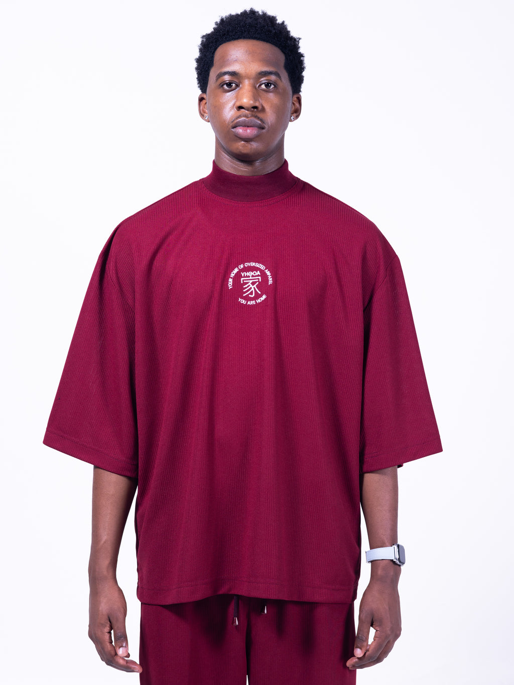 FLOW STATE Drop Tee - Maroon