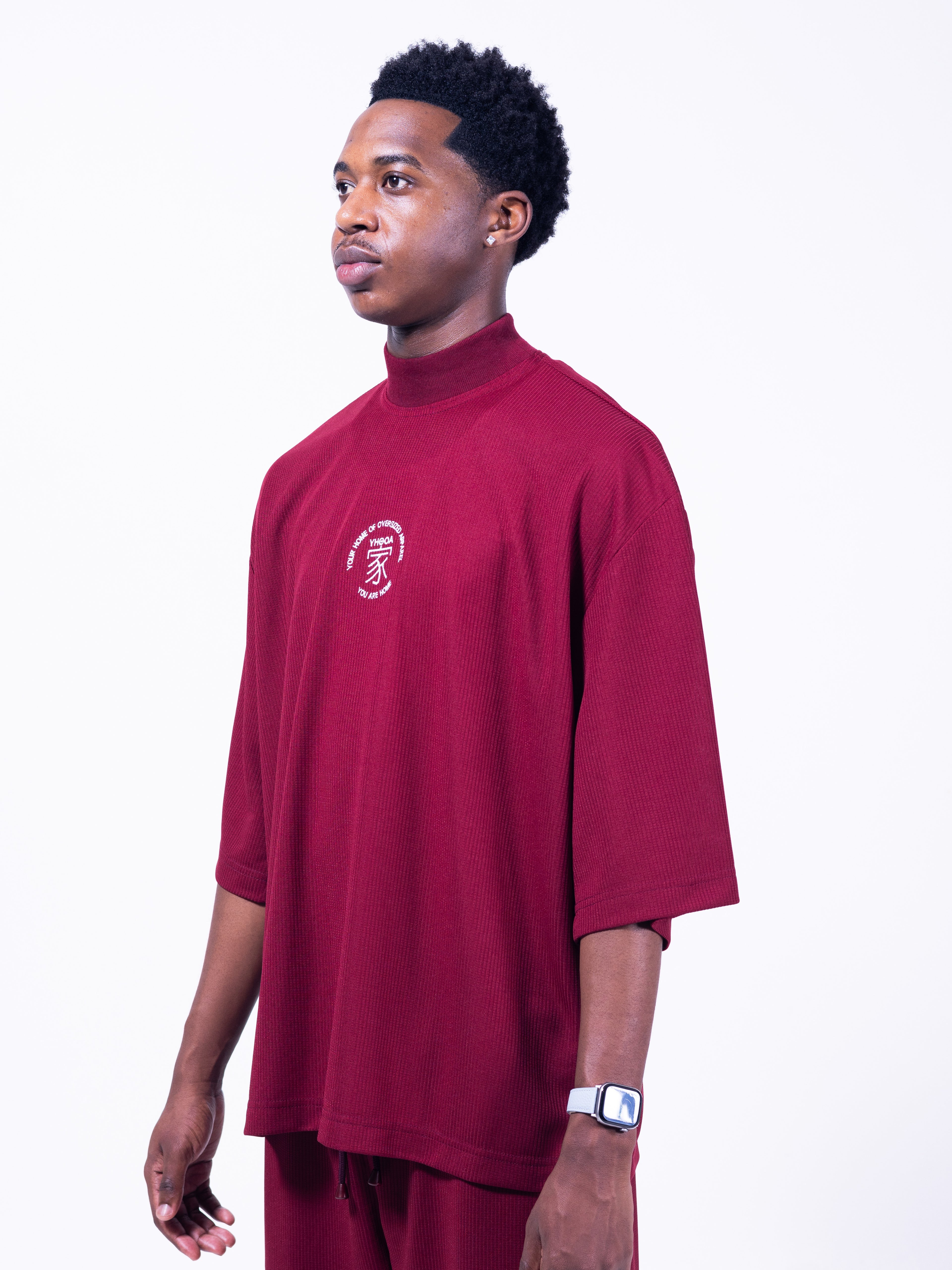 FLOW STATE Drop Tee - Maroon