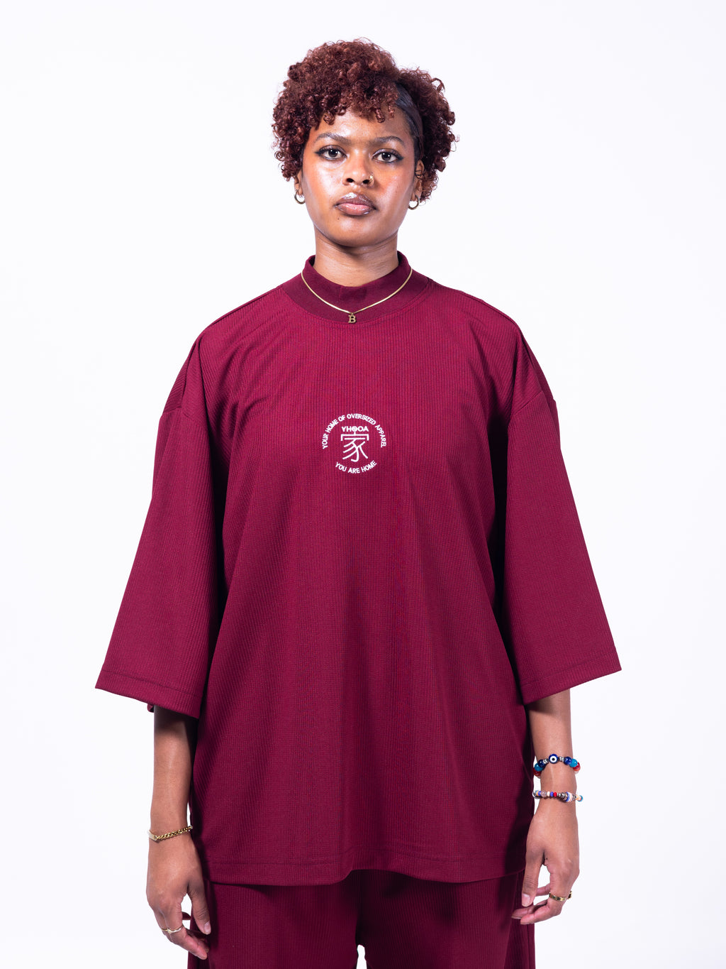FLOW STATE Drop Tee - Maroon