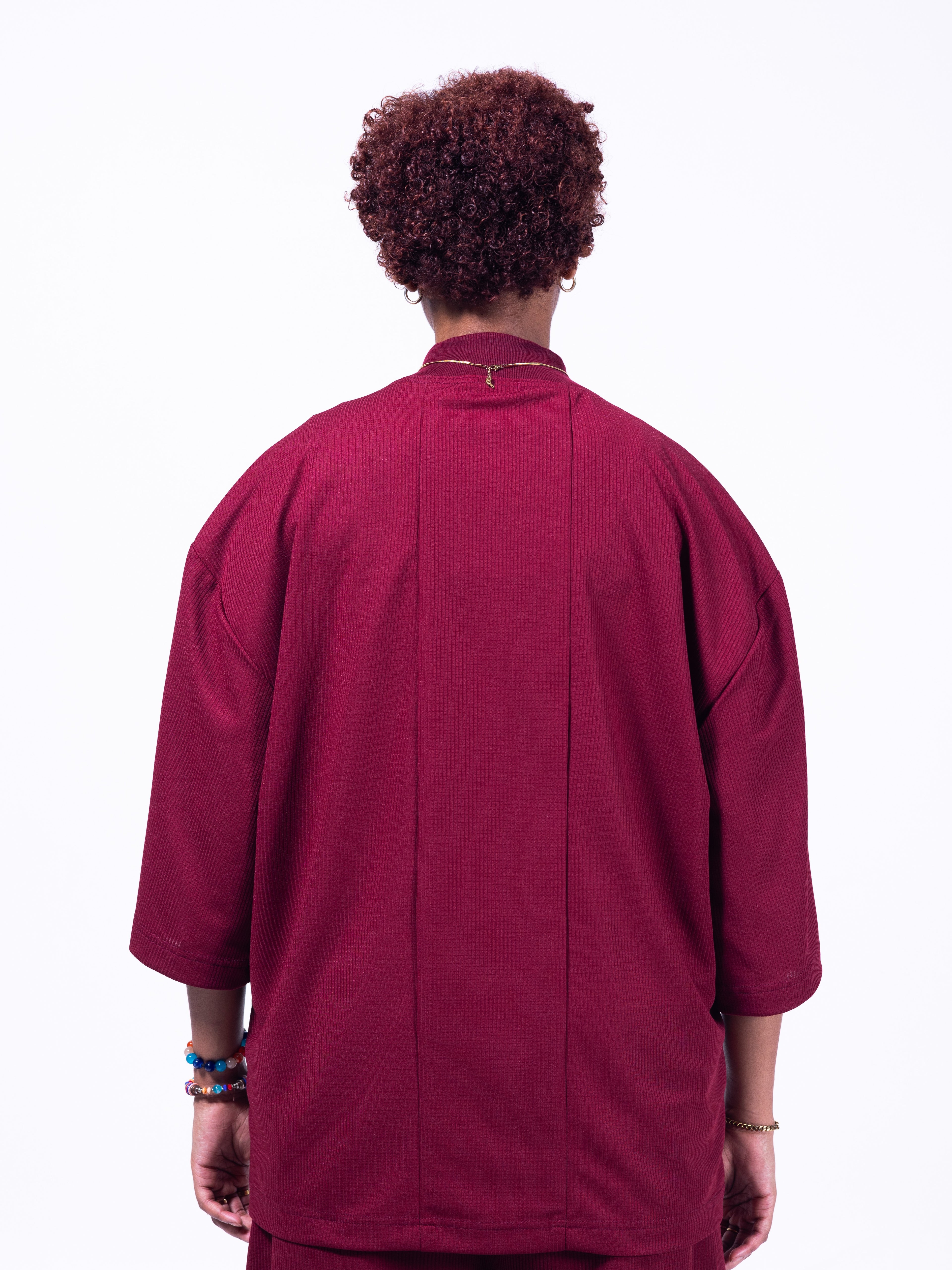 FLOW STATE Drop Tee - Maroon
