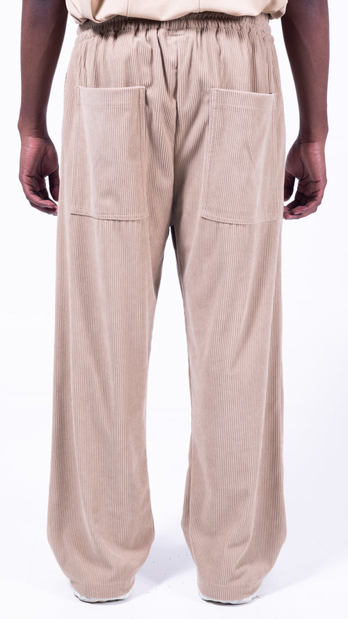 FOUNDATION Straight Leg Pants - Oatmeal