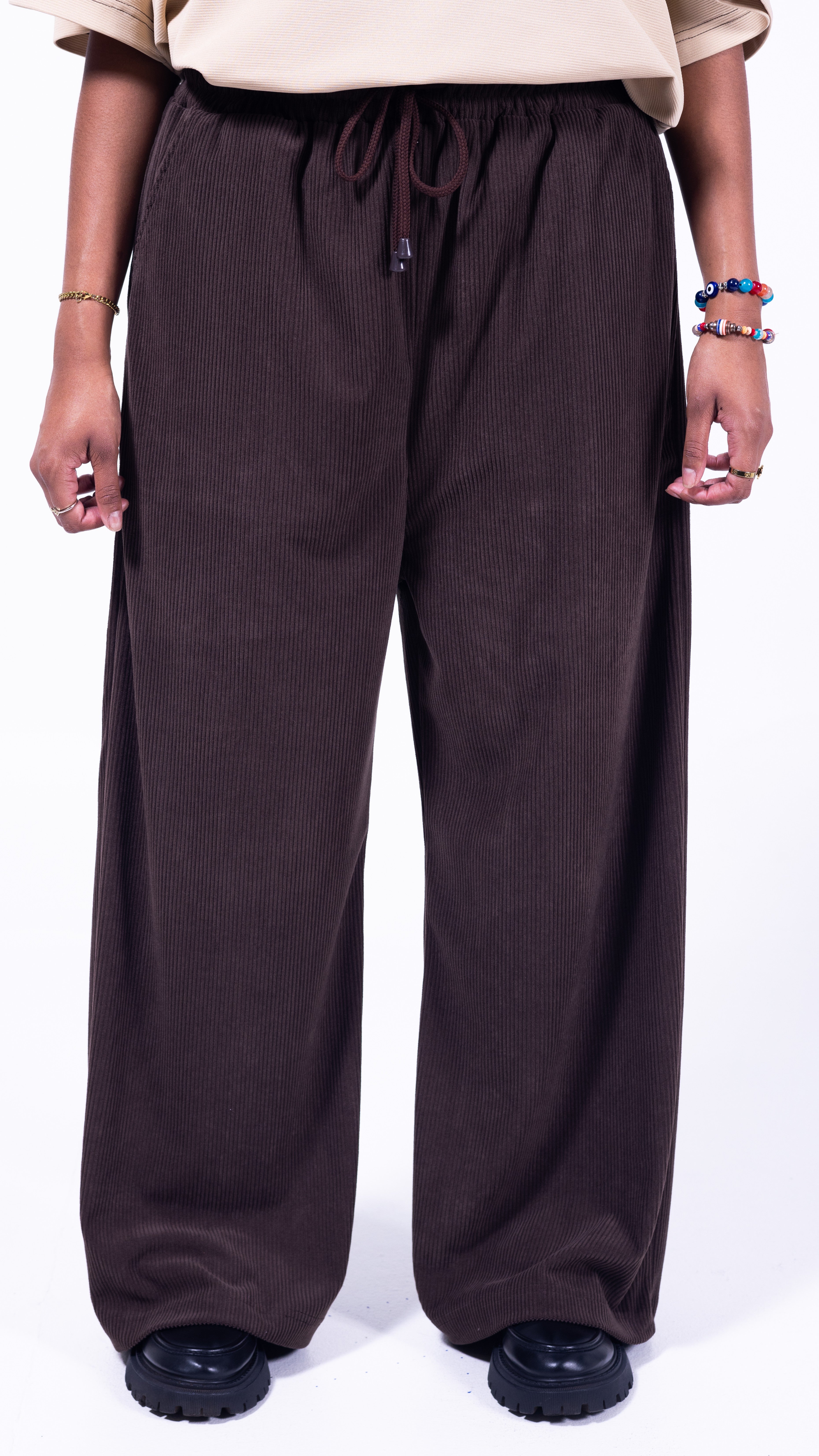 FOUNDATION Wide Leg Pants - Coffee