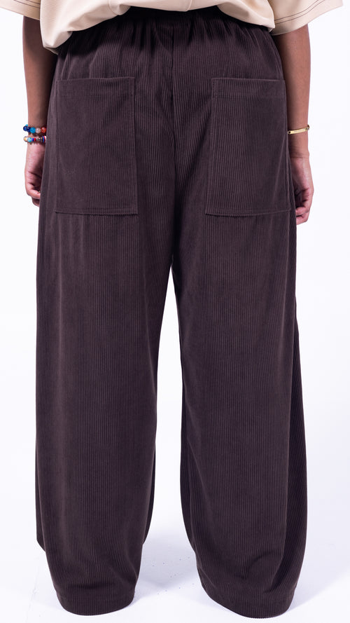 FOUNDATION Wide Leg Pants - Coffee