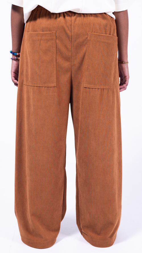 FOUNDATION Wide Leg Pants - Cocoa