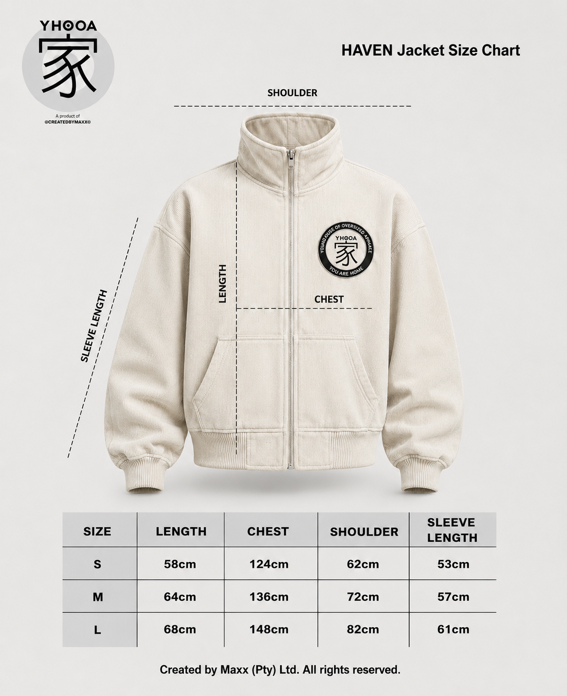 Size chart 1