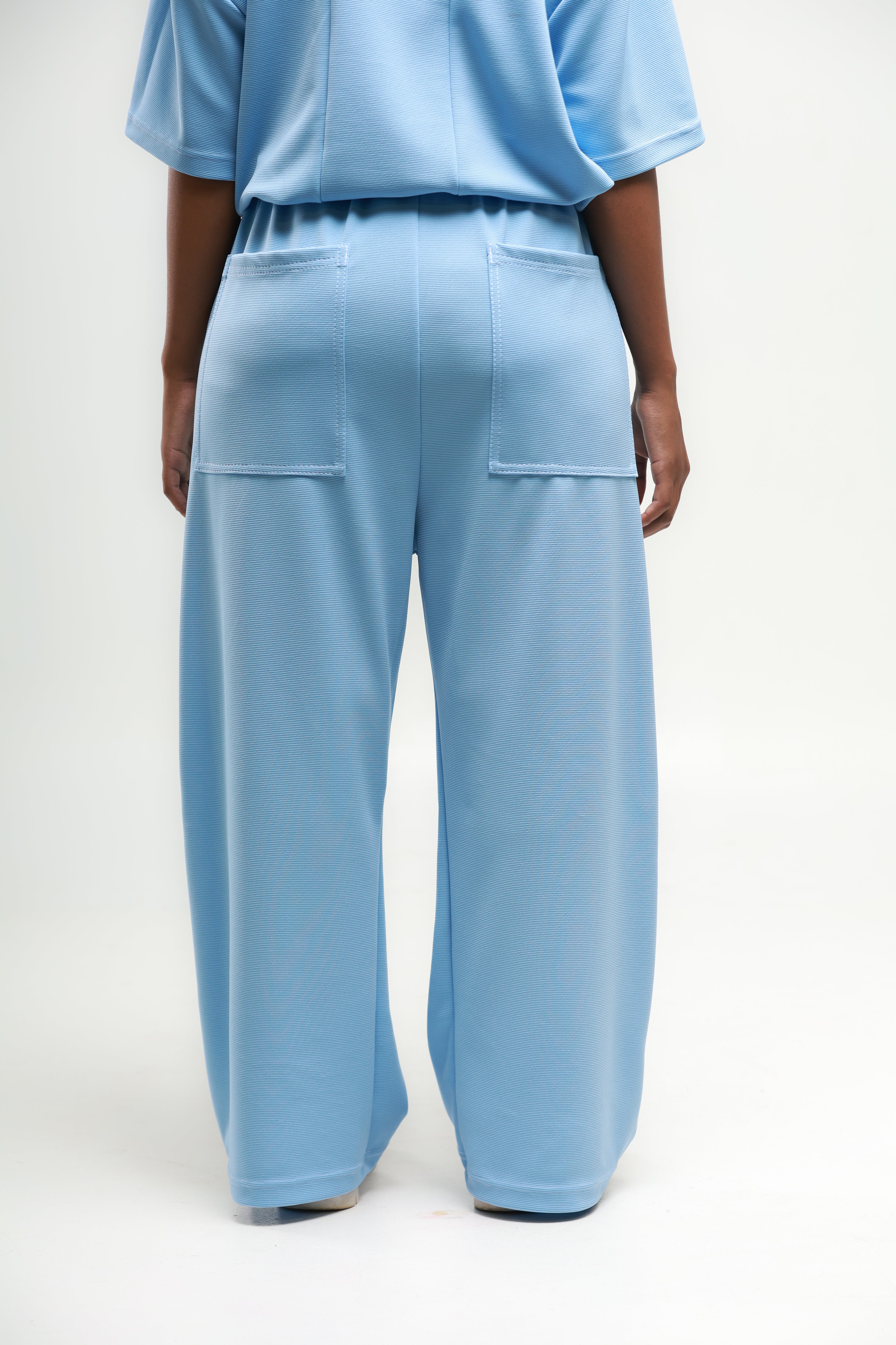 ORIGIN Wide Leg Pants - Powder Blue
