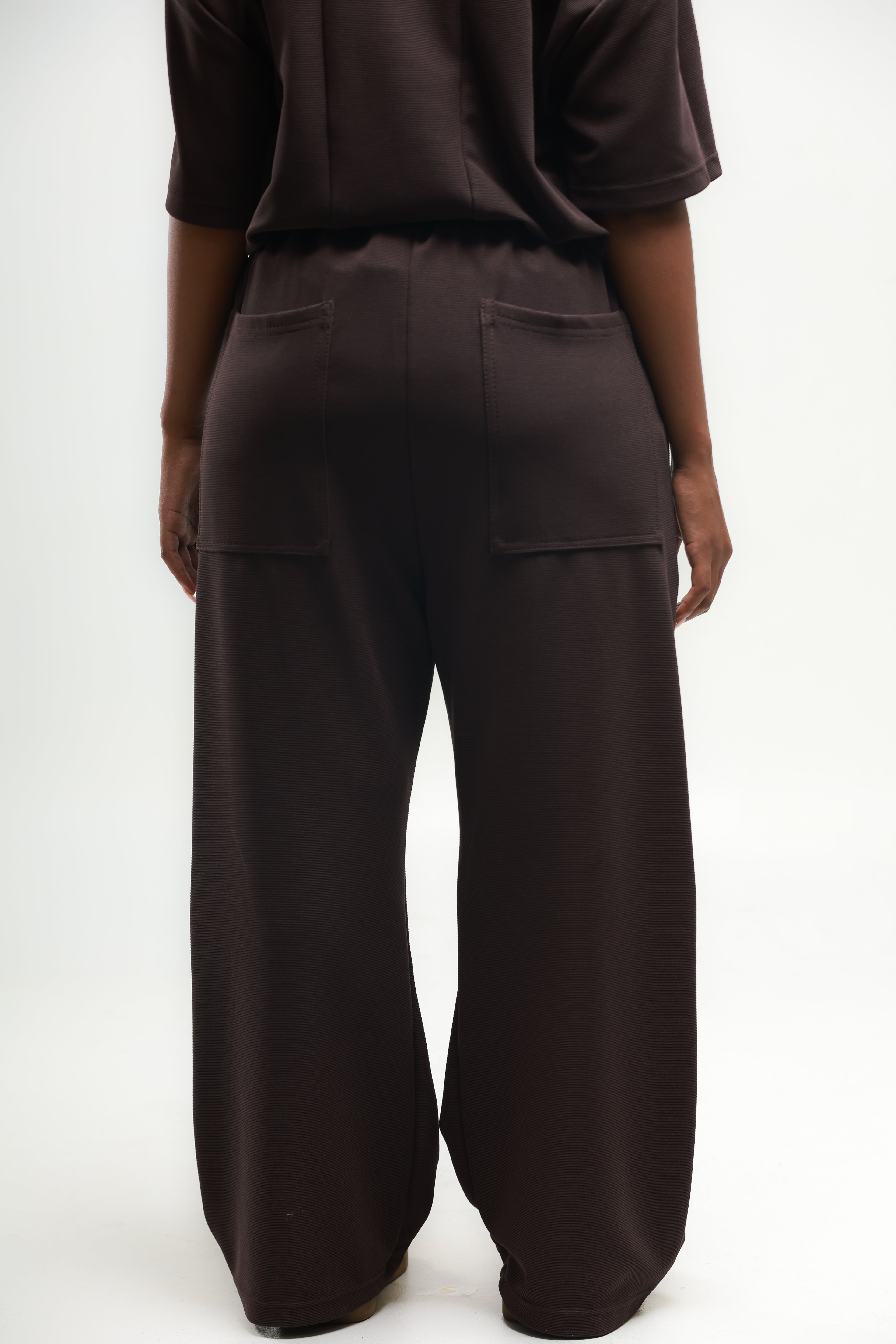 ORIGIN Wide Leg Pants - Chocolate