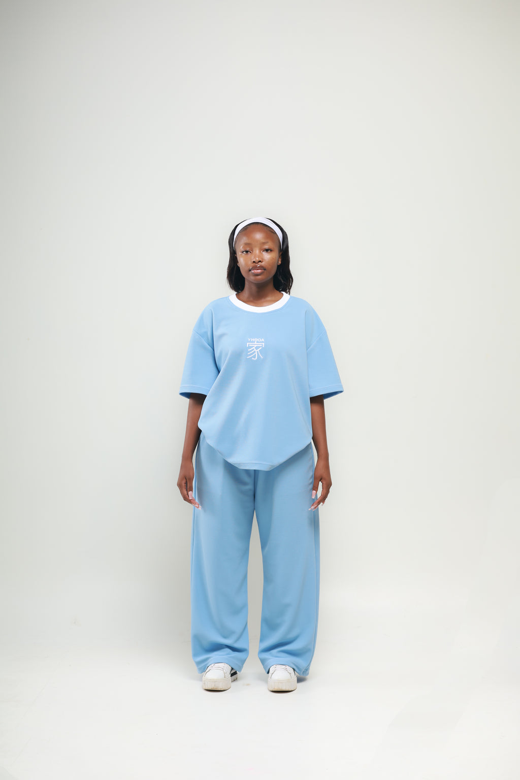 ORIGIN Wide Leg Pants - Powder Blue