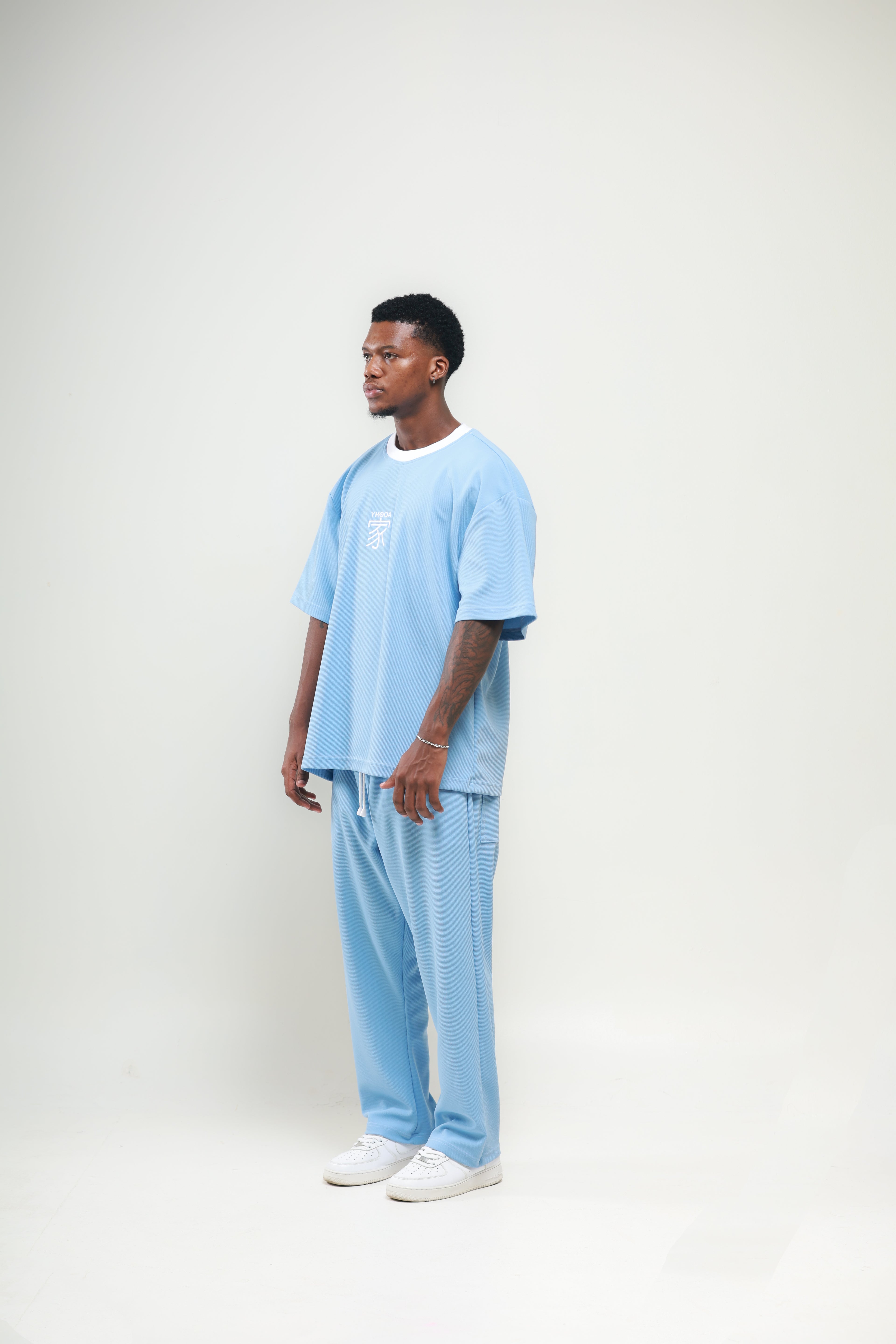 ORIGIN Straight Leg Pants - Powder Blue