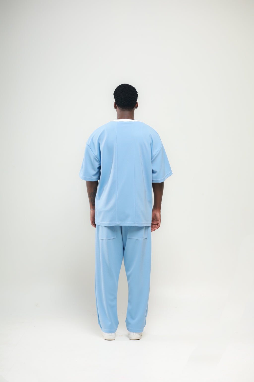 ORIGIN Straight Leg Pants - Powder Blue